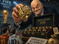 [2026WC] 돈에 미친 FIFA...'챔피언 반지' 2026개 제작해 판다