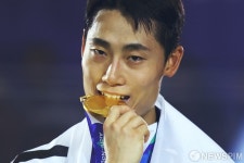 금메달 획득한 테크볼 이준석 선수