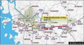 제2영동고속도로, 인근 분양단지 웃음꽃 활짝