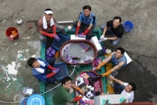 강영원 석유公 사장, 경기 안양 평화보육원 방문