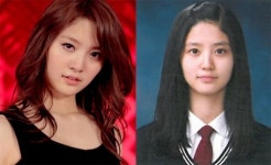 EXID 막내 정화, 중학교 졸업사진 공개 모태 청순 미모