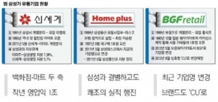 신세계·홈플러스·BGF…‘汎 삼성’家 유통기업 승승장구