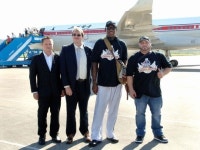 [포토]로드먼 재방북 "내 친구 만나러 왔다"