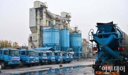 [포토]수도권레미콘 운송기사, 총휴업 돌입