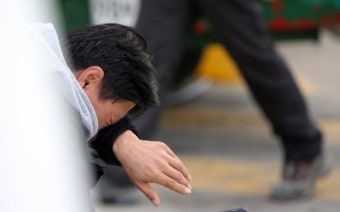 [포토] 세월호 실종자 가족들 '마르지 않는 눈물'