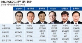 자사주 매입 손보 사장들 ‘명암’