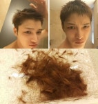 오늘(31일) 입대 전 김재중, 욕실 반삭 셀카 짧아지고 있다...뭘해도 멋지네