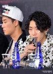 더(THE)애츠스타일헤어 | [포토] 박재범 '확 바뀐 헤어스타일, 아무나 소화 못하겠네' (Mnet '쇼미더머니4' 제작발표회)