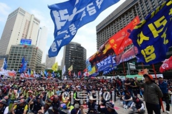 [포토] 한국노총 노동절 집회