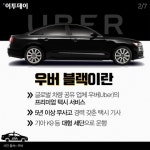[카드뉴스 팡팡] 고급택시 우버블랙 요금 알아보기
