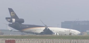 인천공항 UPS 화물기 활주로 '오버-런'…3가지 사고원인 제기
