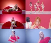 나인뮤지스A 입술에 입술 뮤직비디오 보니…경리·혜미·금조·소진, 섹시함 남다르네?