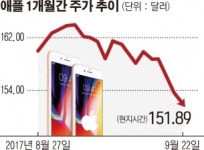 추락하는 사과 조롱하는 시장...애플, 우울한 아이폰 10주년