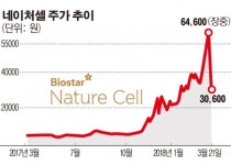 네이처셀-식약처 공방에…주가는 사흘만에 반토막
