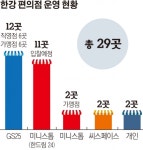 출점절벽 편의점업계, 한강 황금알 쟁탈전