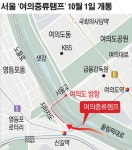 서울시, 올림픽대로→노들로 연결 ‘여의중류램프’ 1일 개통…202억 투입