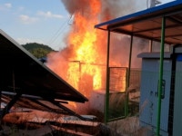 하동 진교 태양광발전설비 ESS서 또 화재 발생…인명피해 없어