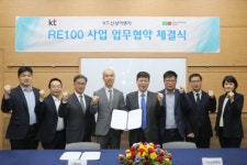 KT, RE100(재생에너지) 시장 선도 위해 신성이엔지와 맞손