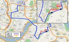 서울시, 시내버스 302ㆍ2312번 노선 조정 시행