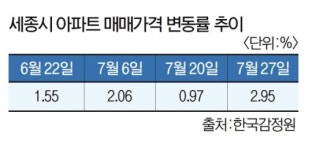 국회 세종 분원, 호수공원 옆?...인근 단지 집값 고삐 풀렸다