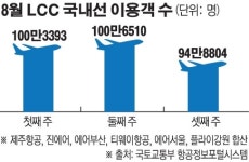 코로나 재확산에 국내선 탑승객↓…LCC, 솟아날 구멍이 안보인다