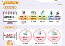 온라인몰 쇼핑 거래액 증가율 역대 최고…온·오프라인 병행몰은 쪽박