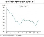 “한국타이어앤테크놀로지, 판가 인상이 지속될 전망”-하나금융