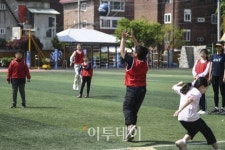 [포토] 마스크 없는 체육시간
