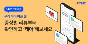 핏펫, 증상별 동물병원 검색·예약 도와주는 ‘케어’ 서비스 론칭