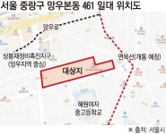 노후가구 많은 망우동 461일대, 최고 37층 1200가구 주거단지 탈바꿈