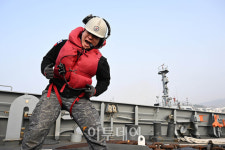 해군, 서해 중부 해상서 해상기동훈련 [포토]