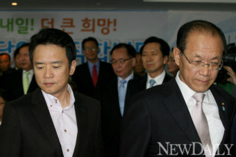 [포토] 남경필-황우여 