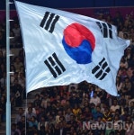 [인천AG] 인천아시아드경기장에 높게 달린 태극기