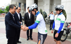 진주 대학생, 자전거 국토 대종주 발대식 개최