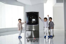 LG전자, 삼둥이 나오는 트롬 트윈워시 광고 비하인드 컷 공개