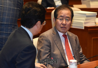 [포토] 대화 나누는 홍준표-이철우