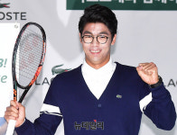 [포토] 미소짓는 정현 선수