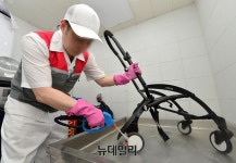 [르포] 렌탈 상품을 새 것처럼… 롯데렌탈 묘미, 안심서비스 위생 철저