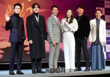 [포토] 창작뮤지컬 광화문연가 출연 배우들