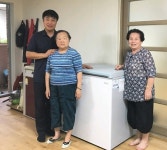[단신] 남청주신협, 관내 노인정에 김치냉장고 기증