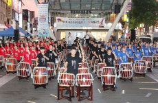 ‘8.15 광복절’ 대구 학생들 북소리, 동성로에 울려퍼지다