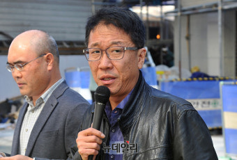 [포토] 참여연대 규탄하는 강민구 턴라이트 대표