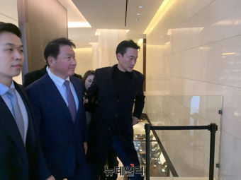 최태원 SK 회장, 노소영 재산분할 가능성에 '침묵'