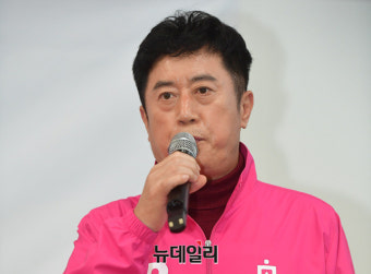 [포토] 발언하는 정찬민 통합당 용인갑 후보