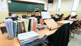 [포토] 대형학원, 사회적 거리두기 강화에 원격수업으로 전환