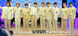 [포토] 9인조 신인아이돌 비에이이173 가요계 데뷔