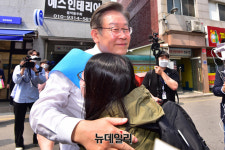 [포토] 인천 계산3동 방문한 이재명