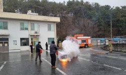 대전시설공단·대화119안전센터, 8일 합동 소방훈련