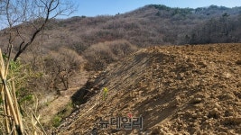 포항시 북구 도음산산림문화수련장 불법성토 ‘몸살’