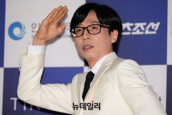 [포토] 청룡시리즈어워즈,국민MC 유재석